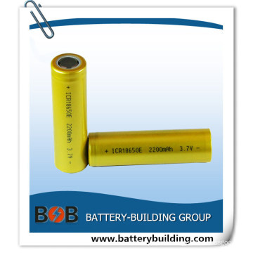 Icr18650 2200mAh Rechargeable Cell/Lithium Battery Cell